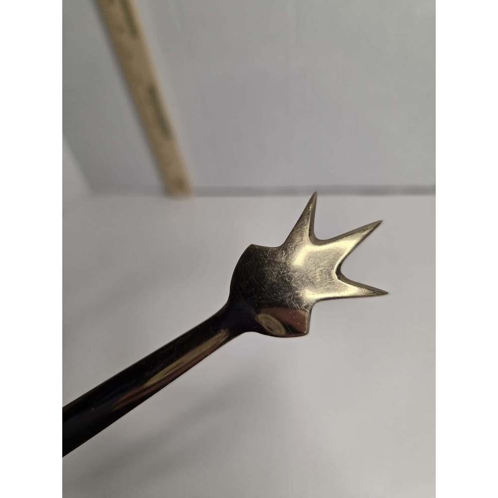SUGAR/ICE TONGS/BIRD CLAWS FEET Vtg Brass Colored Barware Serving Tongs - Picture 4 of 5